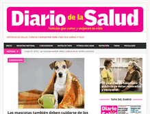 Tablet Screenshot of diariodelasalud.com